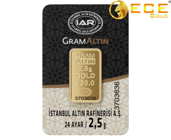 2,5 Gram 24 Ayar İAR Altın