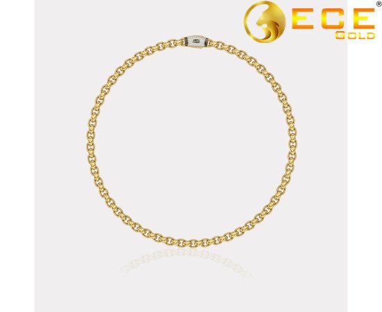 Monaco Chain Sarı Altın Kolye Monaco Chain Sarı Altın Kolye