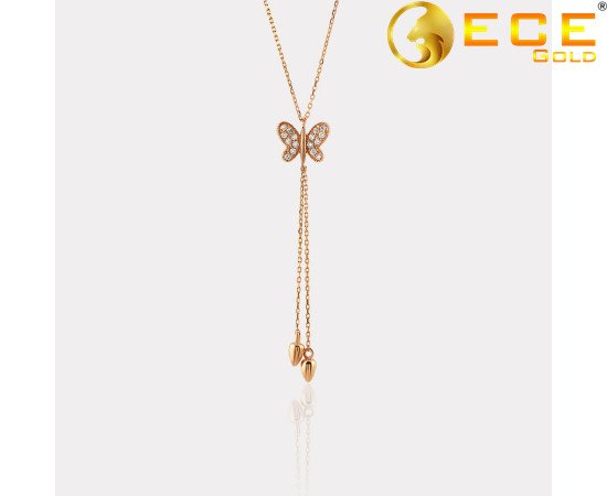 0.08 Karat Pırlanta Kelebek Kolye 0.08 Karat Pırlanta Kelebek Kolye